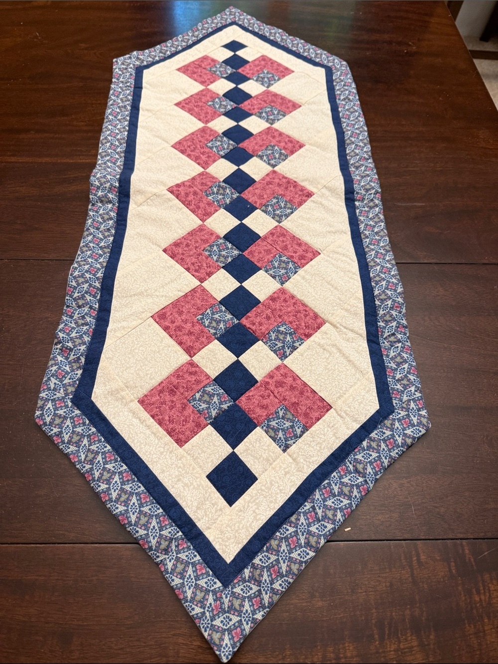 Quilted runner.